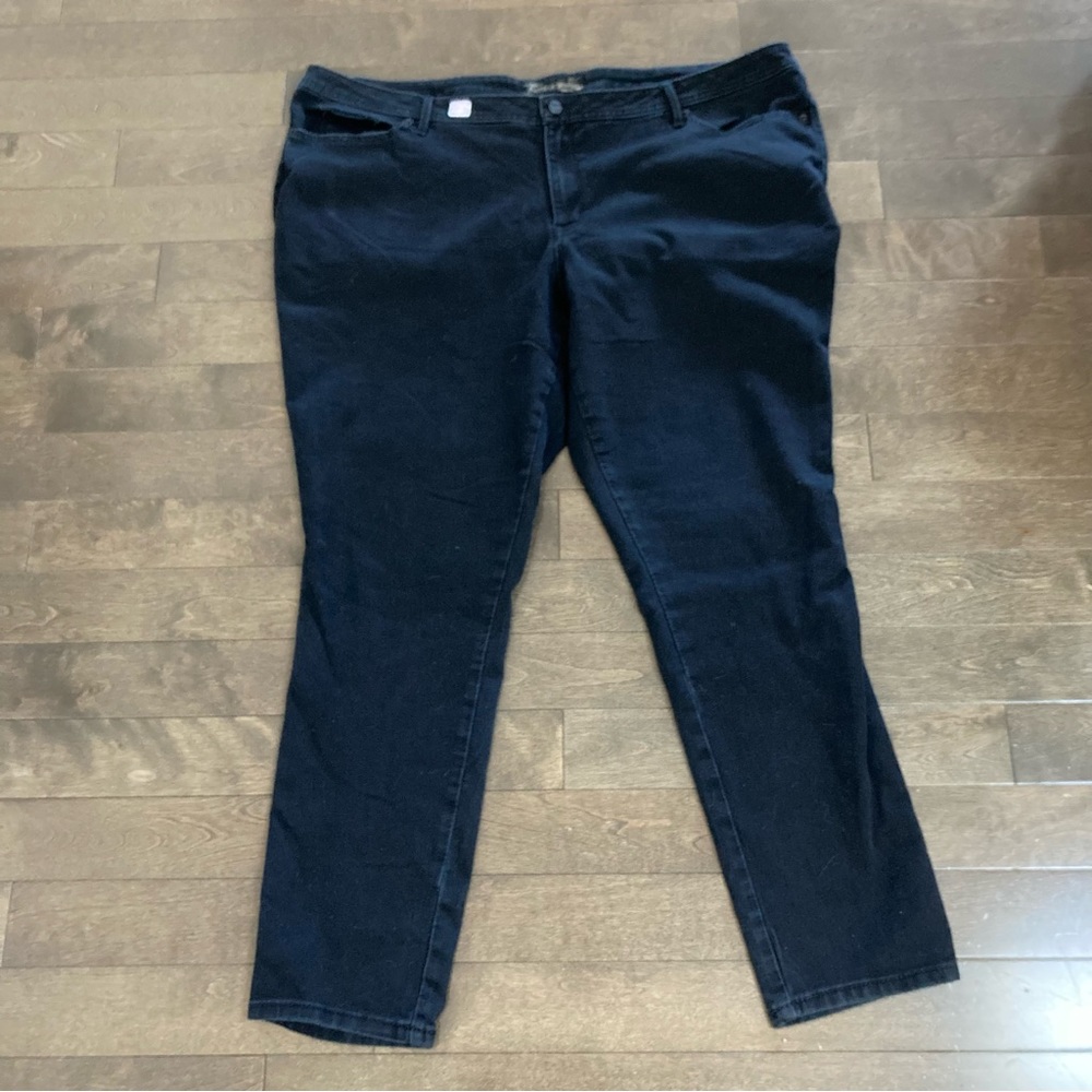 Source of Wisdom Size 28 High Rise London Skinny Black Jeans Inseam 33 inches